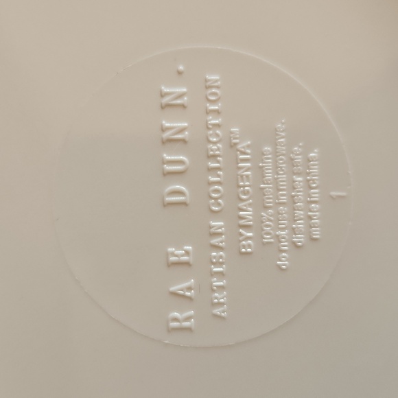 RAE DUNN plastic toddler divided plate - Picture 2 of 3